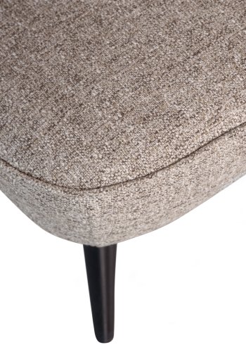 WOOOD Sara lenestol - naturlig melert stoff og bjrketre