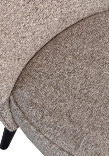 WOOOD Sara lenestol - naturlig melert stoff og bjrketre