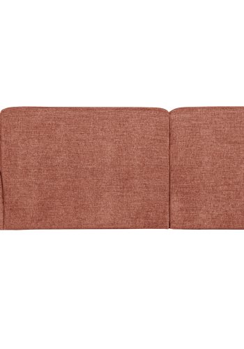WOOOD EKSKLUSIV Polly sofa, m. venstre sjeselong - rosa polyester