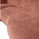 WOOOD EKSKLUSIV Polly sofa, m. venstre sjeselong - rosa polyester