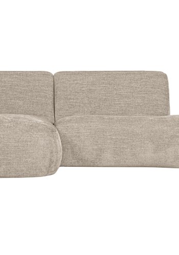 WOOOD EKSKLUSIV Polly sofa, m. venstre sjeselong - ekte polyester