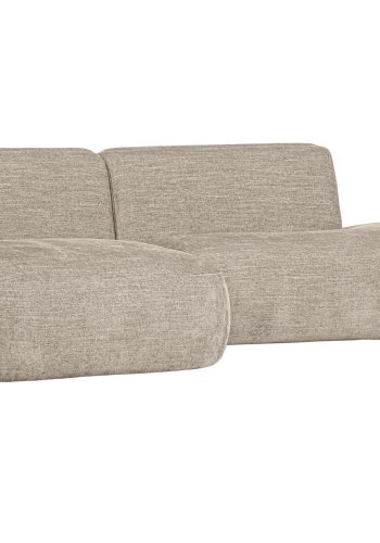 WOOOD EKSKLUSIV Polly sofa, m. venstre sjeselong - ekte polyester