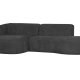 WOOOD EKSKLUSIV Polly sofa, m. venstre sjeselong - gr polyester