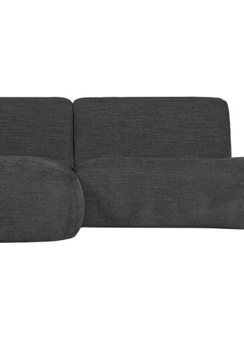 WOOOD EKSKLUSIV Polly sofa, m. venstre sjeselong - gr polyester