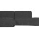 WOOOD EKSKLUSIV Polly sofa, m. venstre sjeselong - gr polyester