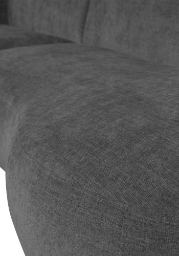 WOOOD EKSKLUSIV Polly sofa, m. venstre sjeselong - gr polyester