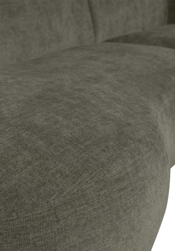 WOOOD EKSKLUSIV Polly sofa, med hyre sjeselong - grnn polyester