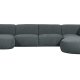 WOOOD EKSKLUSIV Polly sofa U-form, hyre - blgrnn polyester