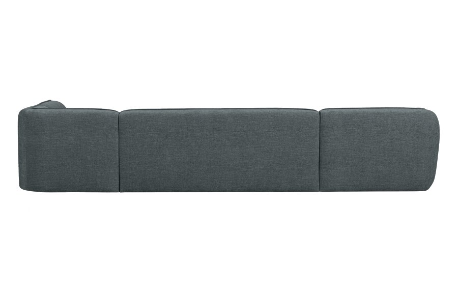 WOOOD EKSKLUSIV Polly sofa U-form, hyre - blgrnn polyester