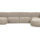 WOOOD EKSKLUSIV Polly sofa U-form, hyre - ekte polyester