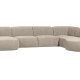 WOOOD EKSKLUSIV Polly sofa U-form, hyre - ekte polyester
