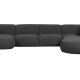 WOOOD EKSKLUSIV Polly sofa U-form, hyre - gr polyester