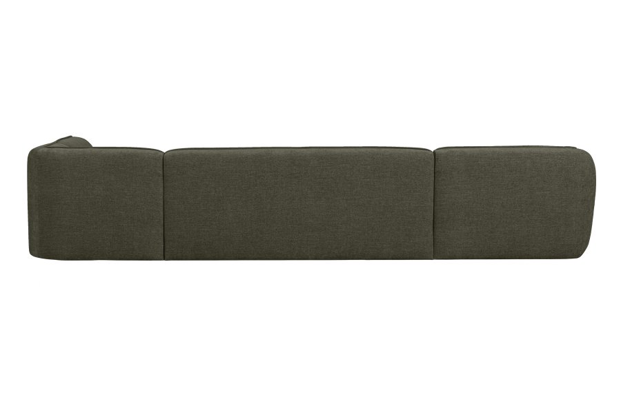WOOOD EKSKLUSIV Polly sofa U-form, hyre - grnn polyester