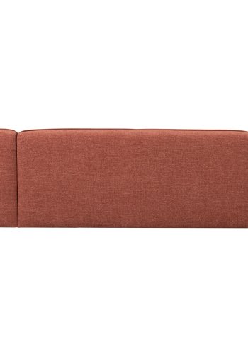 WOOOD EXCLUSIVE Polly sofa U-form, venstre - lyserd polyester