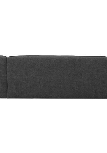 WOOOD EKSKLUSIV Polly sofa U-form, venstre - gr polyester