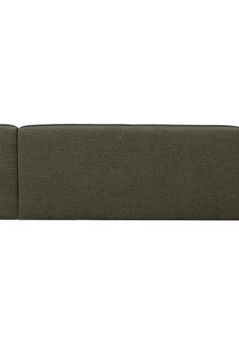 WOOOD EKSKLUSIV Polly sofa U-form, venstre - grnn polyester