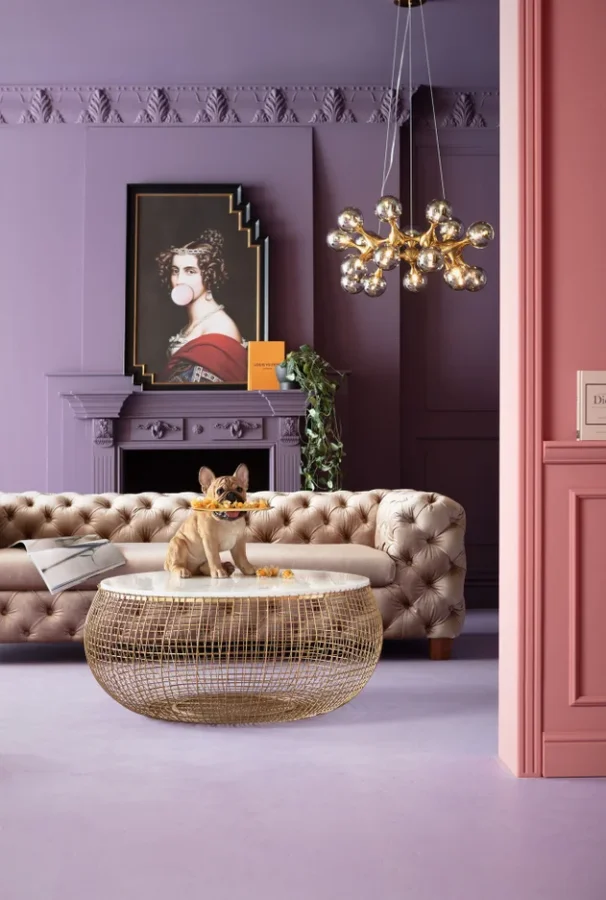 KARE DESIGN Butler Frenchy figur - multifarvet polyresin og guld stl (H:40cm)