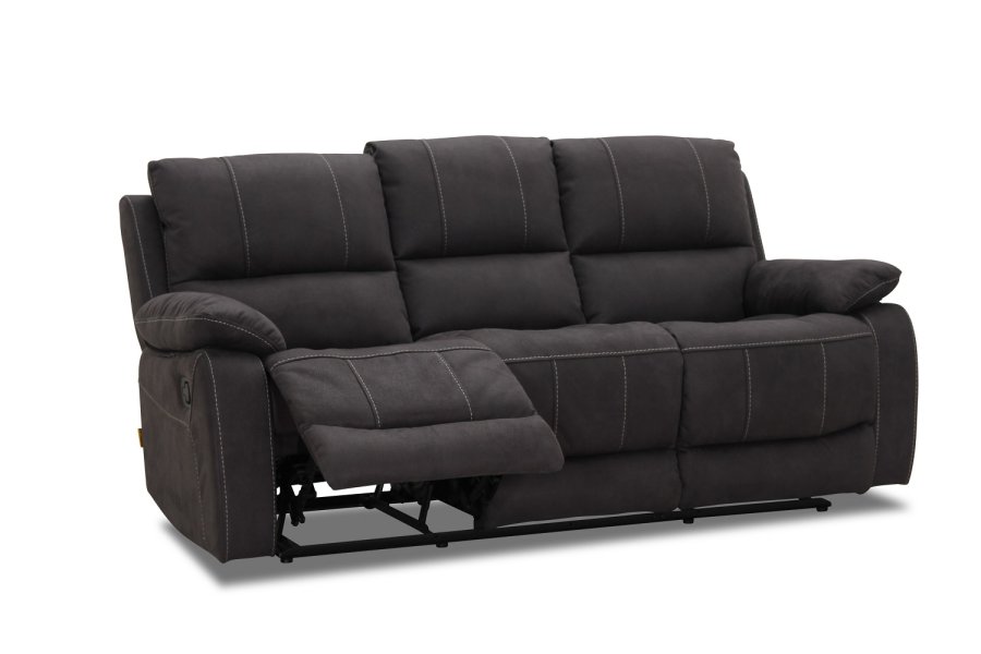 HAGA Texas 3-manns hvilesofa - grttbrunt stoff