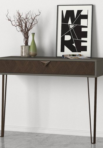 NORDVRK Linea skjenk, mrkegr Brun