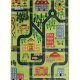 TEPPI Small Town teppe for barn, rektangulrt - flerfarget polyester (100x160)