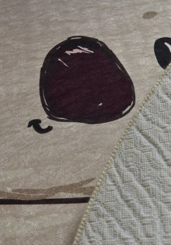 TEPPI Koala gulvtppe til brn, organisk - multifarvet polyester (120x160)