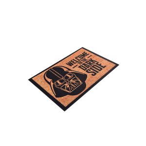 TEPPI Dark Side drmtte m. mnster, rektangulr - multifarvet PVC (60x40)