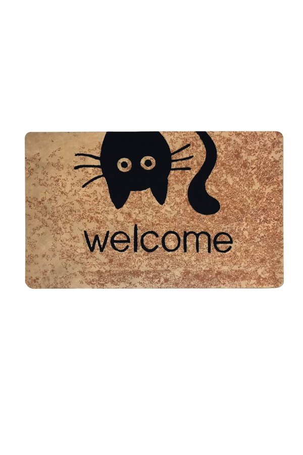 TEPPI Pvc Goose Eye drmtte m. mnster, rektangulr - multifarvet PVC (60x40)