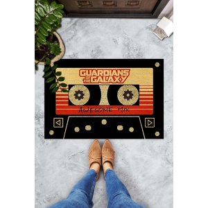 TEPPI Ruban drmtte m. mnster, rektangulr - multifarvet PVC (60x40)