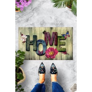 TEPPI Sagomato drmtte m. mnster, rektangulr - multifarvet PVC (60x40)