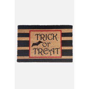 TEPPI Trick or Treat Coco drmtte m. mnster, rektangulr - multifarvet kokos (60x40)