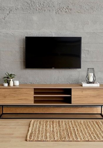 NORDVRK Laxus TV-stativ, valntt Sort