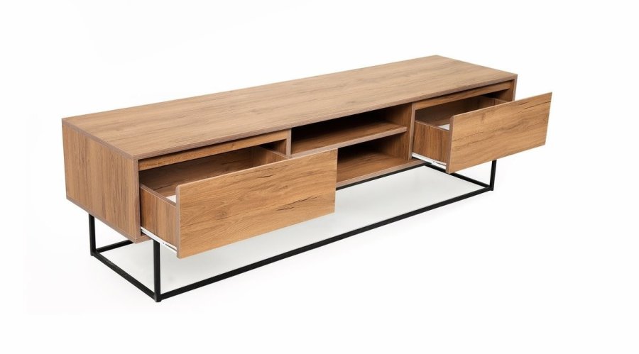 NORDVRK Laxus TV-stativ, valntt Sort