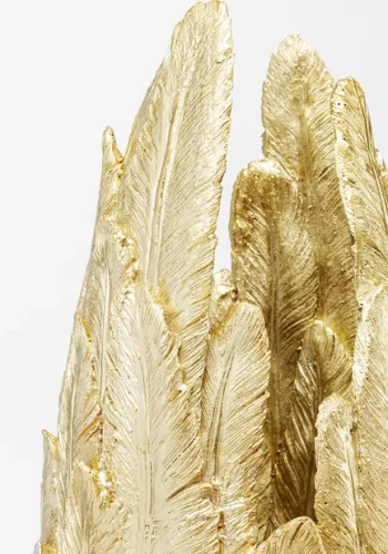 KARE DESIGN Feathers vase - guld polyresin (H:80cm)