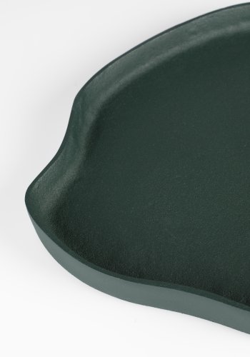 ZUIVER Revolt-brett, kologisk - elfenben og grnn aluminium (sett med 2)