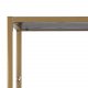ACT NORDIC Seaford bogreol - sort melamin ask og guld metal(H:185cm x77cm x cm)