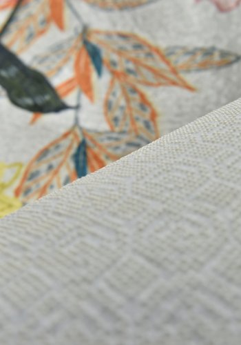 TEPPI Derosa Hall gulvtppe m. mnster, rektangulr - multifarvet polyester (100x300)