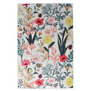 TEPPI Derosa Hall-teppe med mnster, rektangulrt - flerfarget polyester (100x300)