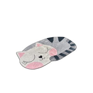 TEPPI Cat matta fr barn - flerfrgad polyester (60x100)