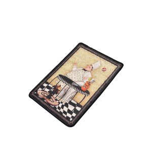 TEPPI Chef-teppe med mnster, rektangulrt - flerfarget polyester (40x60)