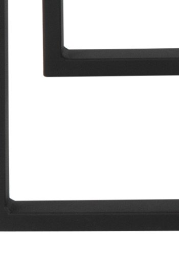 ACT NORDIC Katrine Satztische – schwarzes Glas/Keramik und schwarzes Metall (3er-Set)