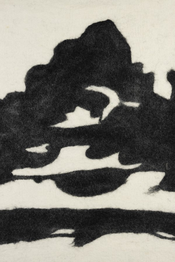 DUTCHBONE Sameer veggdekorasjon, rektangulr - black out og mangotre (100x74)