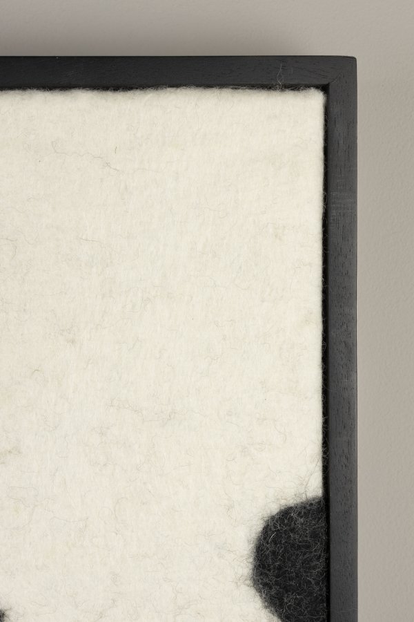 DUTCHBONE Sameer veggdekorasjon, rektangulr - black out og mangotre (100x74)