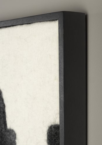 DUTCHBONE Sameer veggdekorasjon, rektangulr - black out og mangotre (100x74)