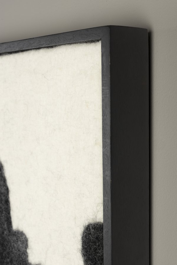 DUTCHBONE Sameer veggdekorasjon, rektangulr - black out og mangotre (100x74)