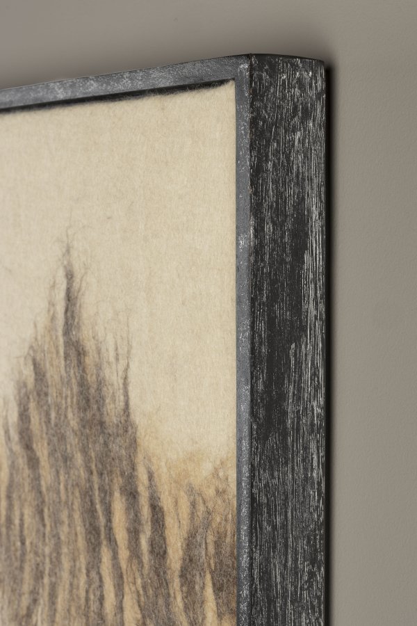 DUTCHBONE Wangdi veggdekorasjon, rektangulr - beige ull og mangotre (99x53)