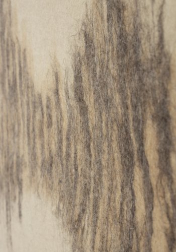 DUTCHBONE Wangdi veggdekorasjon, rektangulr - beige ull og mangotre (99x53)