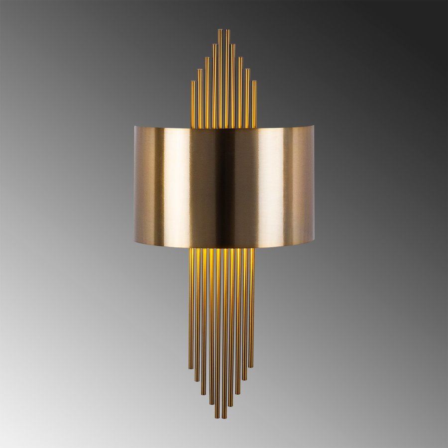 LUMI 619 vegglampe - messing jern