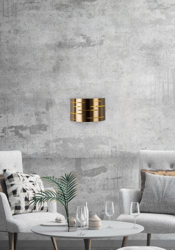 LUMI 629 vegglampe - messing metall