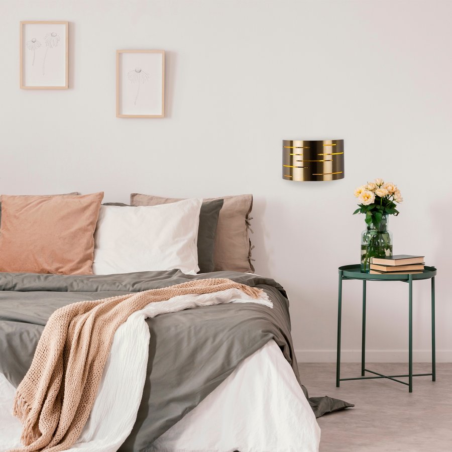 LUMI 629 vegglampe - messing metall