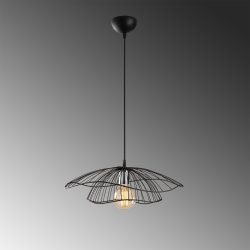 LUMI Solsticeon loftlampe - sort metal